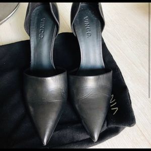 Vince black heels